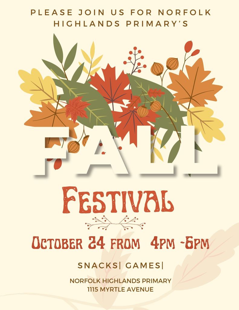 Fall Festival Flyer