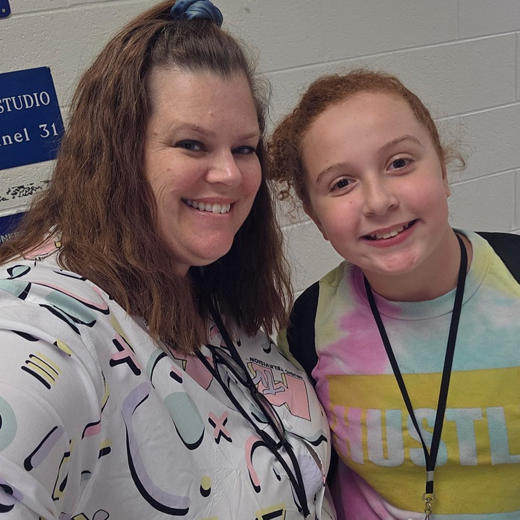 teacher and student in decades gear