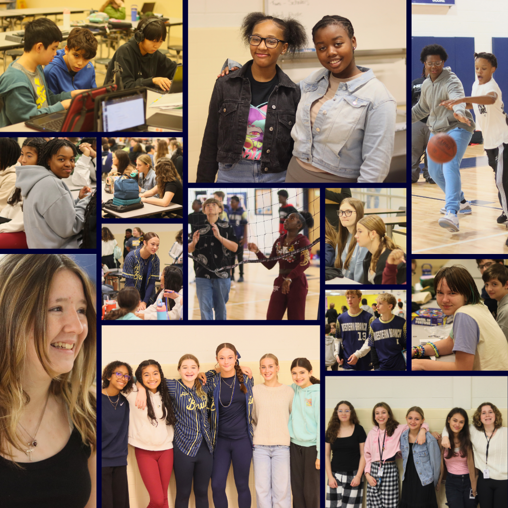 8th Grade ROAR Rally Collage