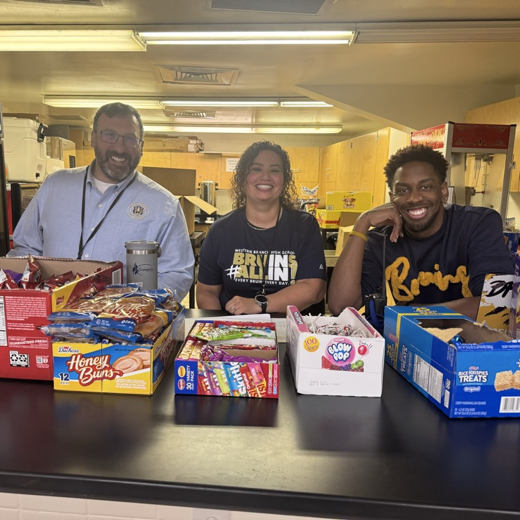 Admin celebrating honor roll recipients