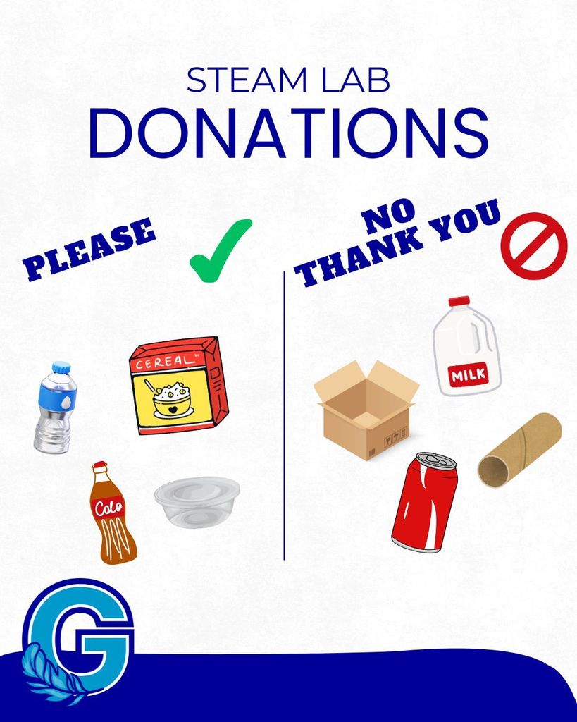 STEAM Lab Donations Please No Thank You
