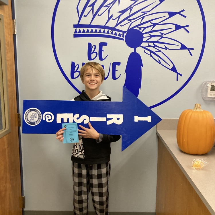 Student with IRISE sign