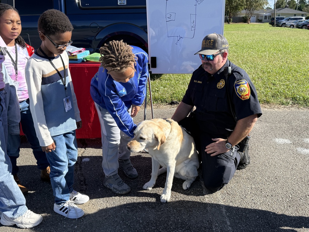 students learning fire safety