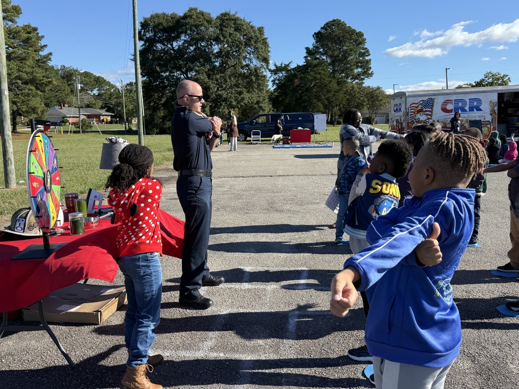 students learning fire safety