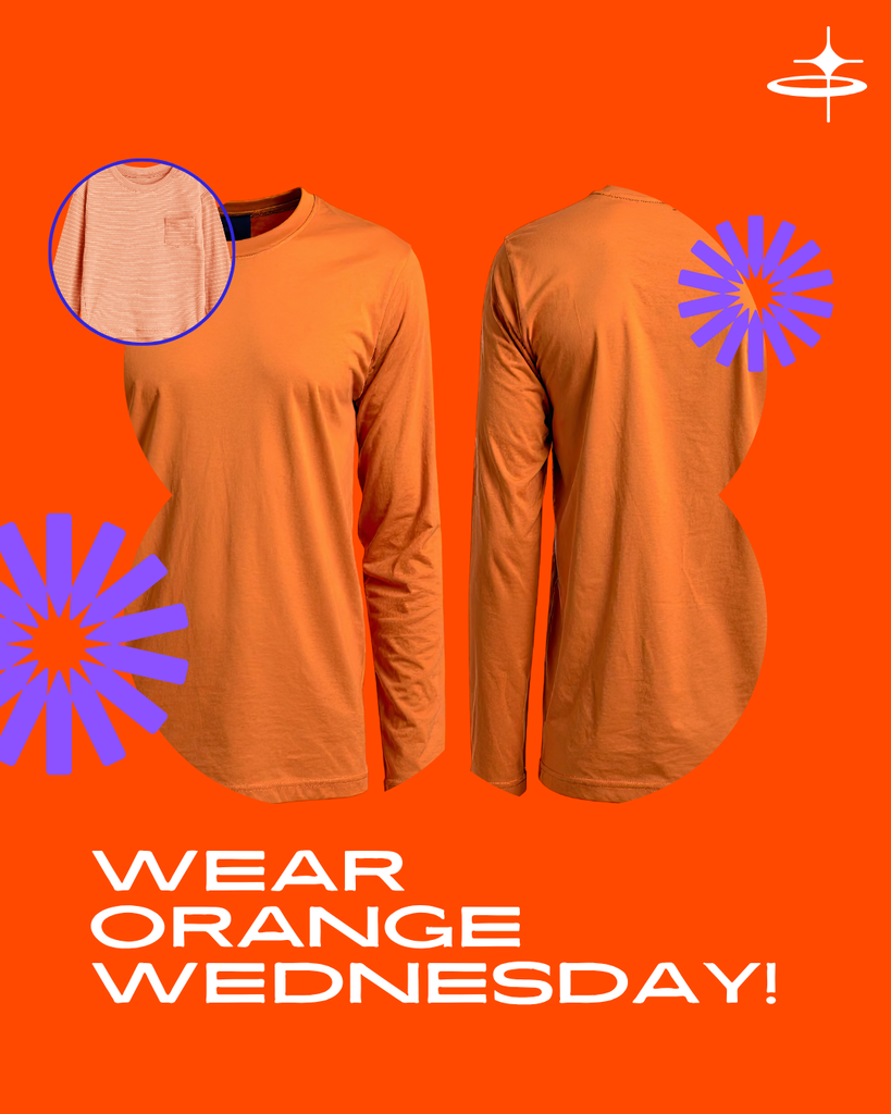 Orange shirts- Wear Orange Wednesday!