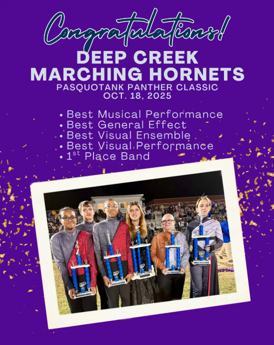 Congratulations DCHS Marching Band poster