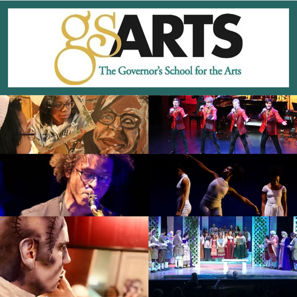 governors School for the Arts graphic with images