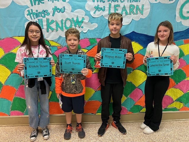 October Students of the Month