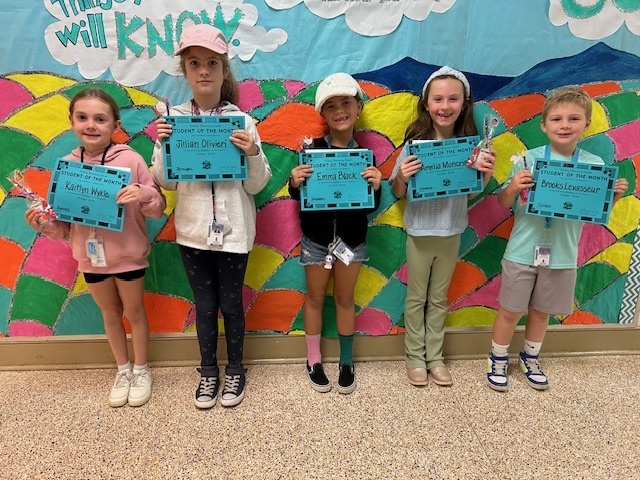 October Students of the Month