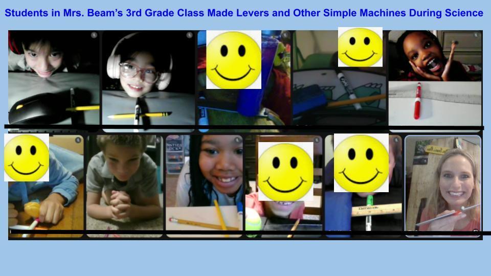 smiling students holding thieir science projects