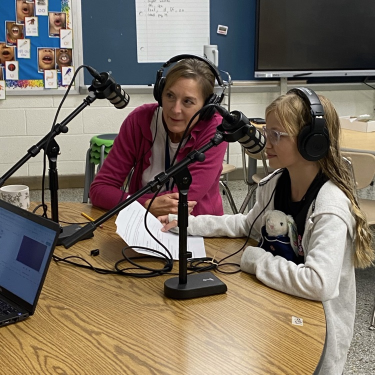 Boerboom and Arabella recording podcast 