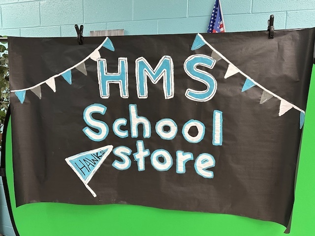 HMS School Store Sign
