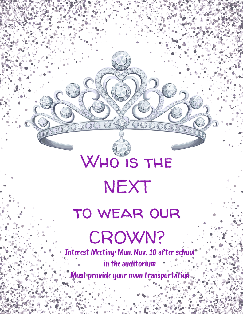 Miss DC Interest Meeting Flyer