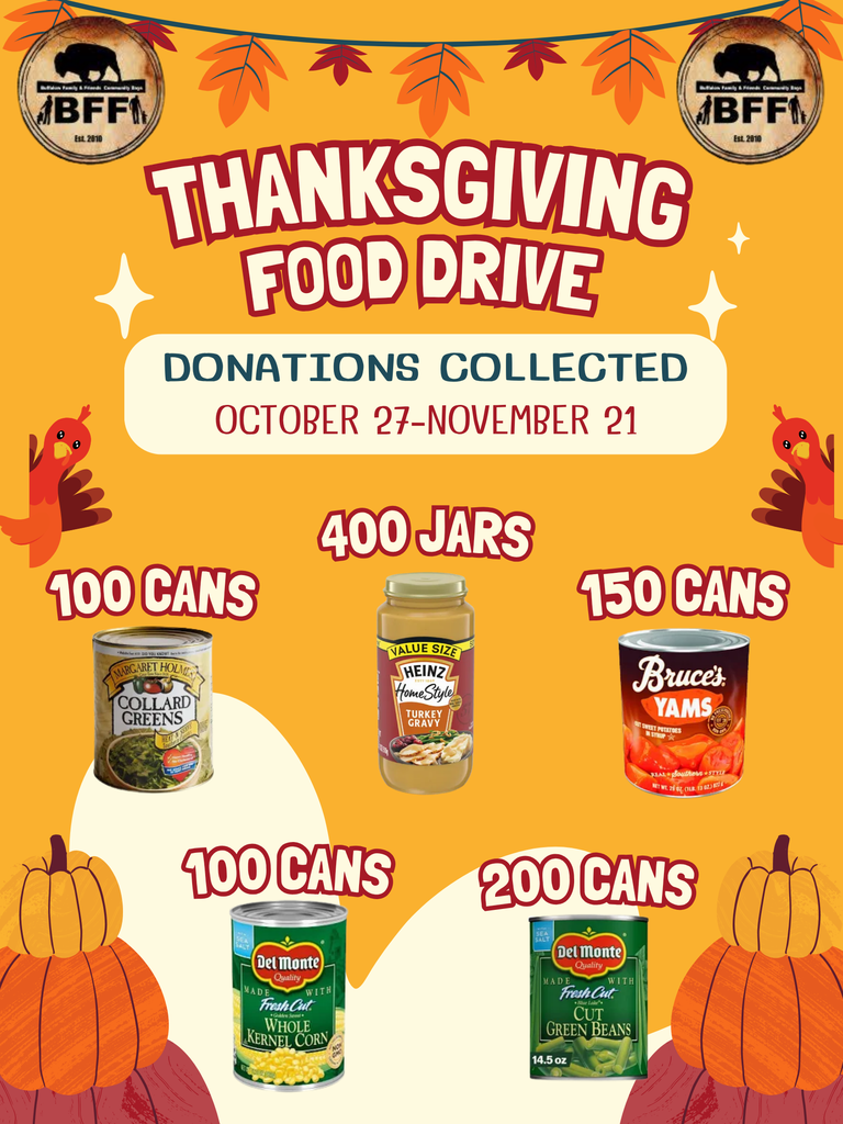 Canned food drive