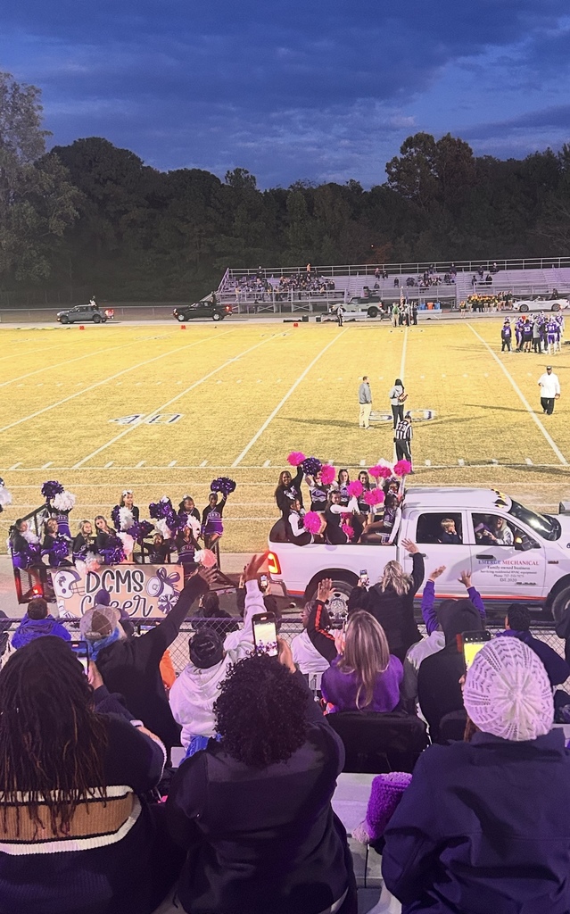 The floats at the football game