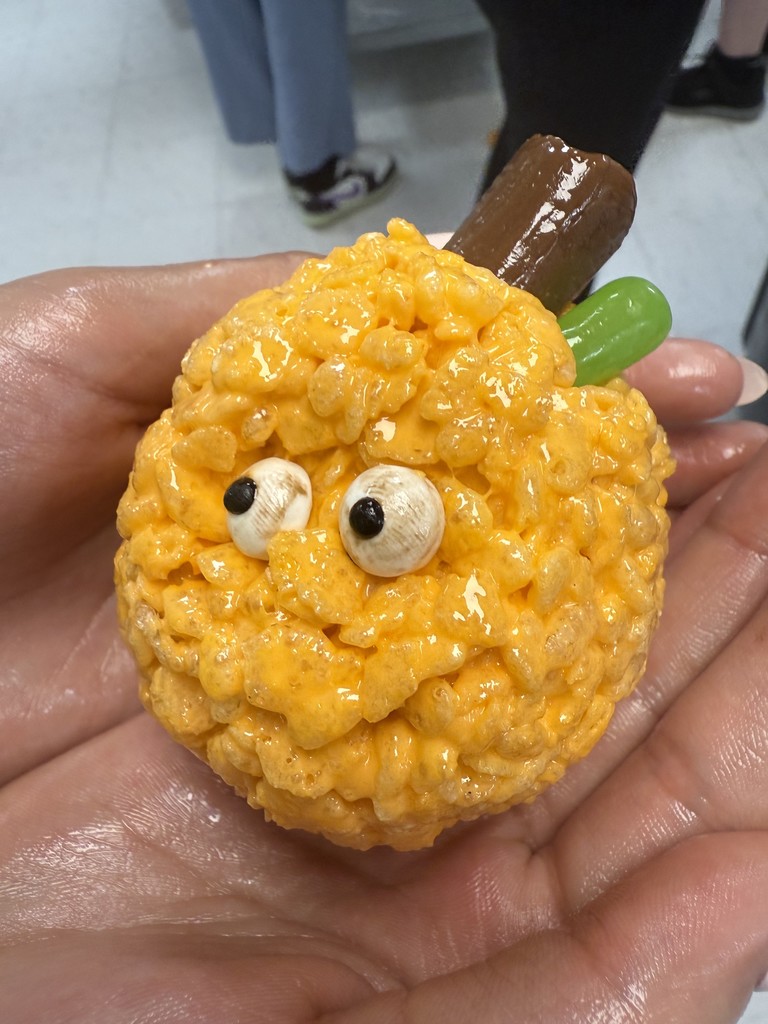 rice crispy pumpkin