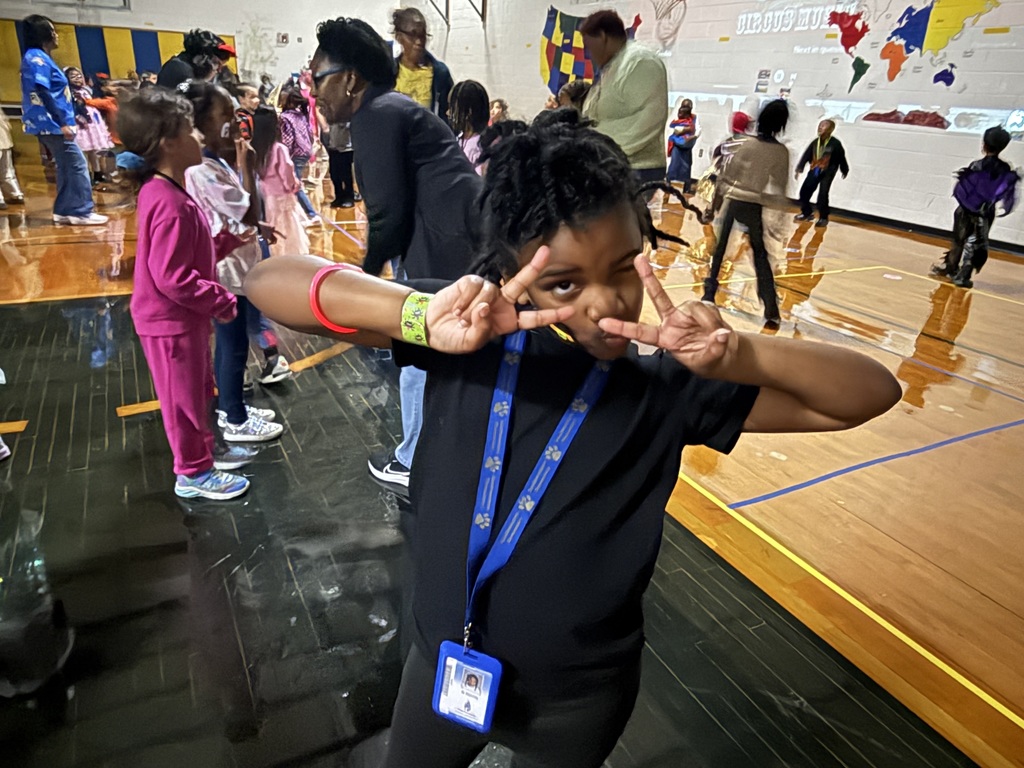 students at the Halloween event