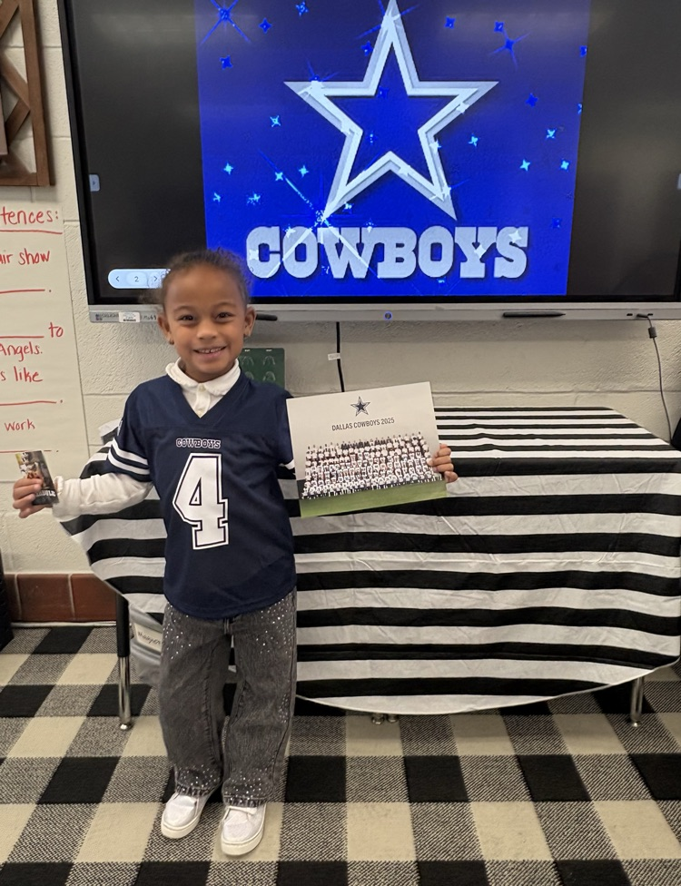 NFL Elementary program Miss Walters second grade