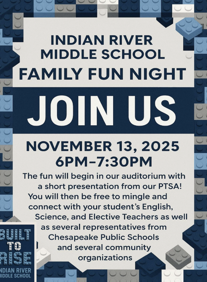 IRMS Family Fun Night November 13th