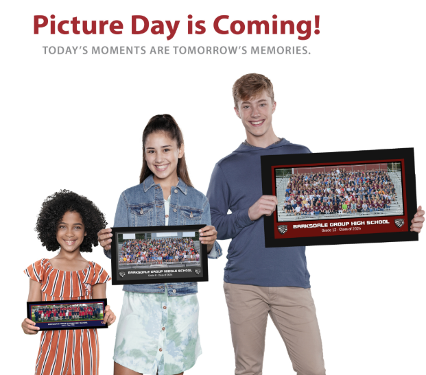 flyer for 5th grade class photo