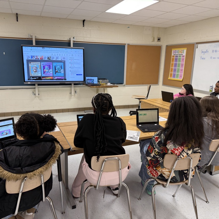 student backs with livestream on 