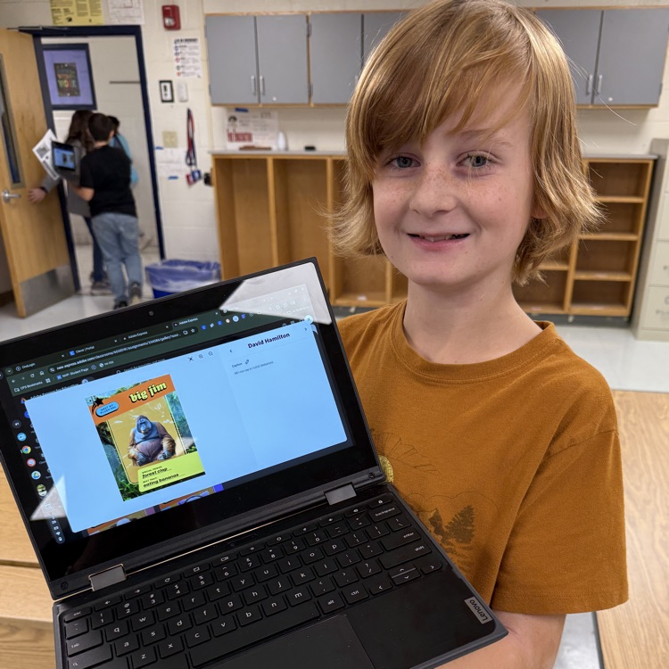 student with big Jim plush pal