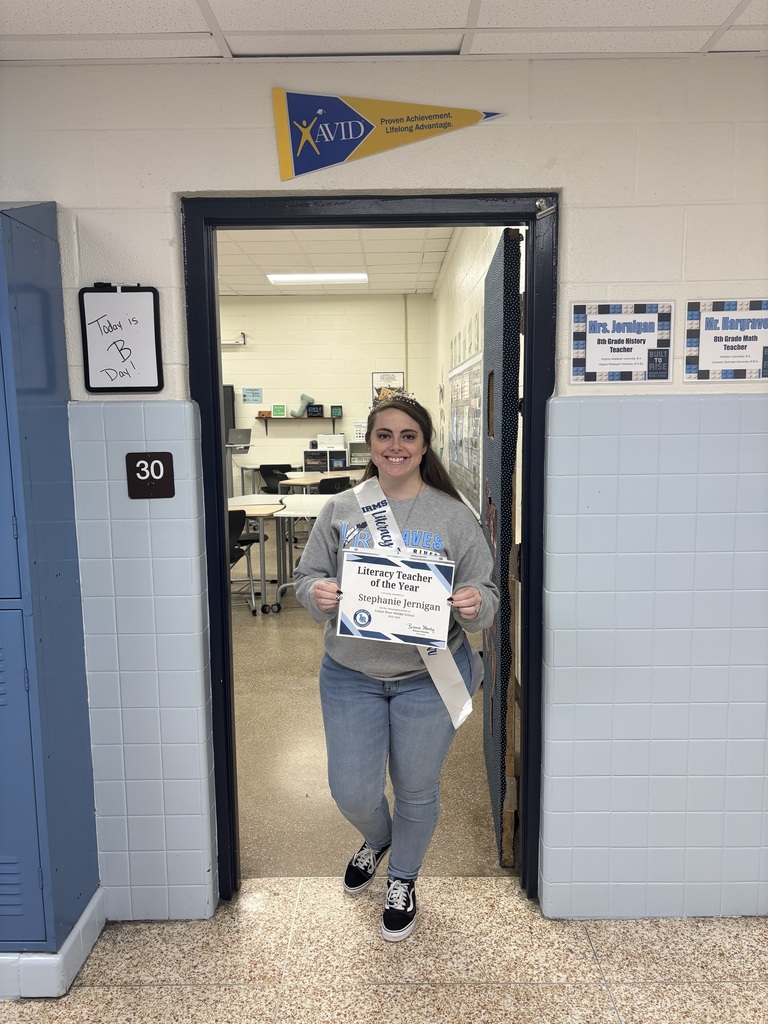 Literacy Teacher of the Year - Mrs. Jernigan! 