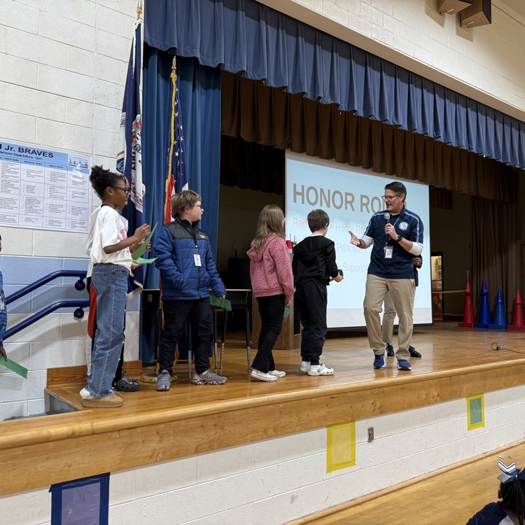 Superintendent Honor Roll students walk the stage! 