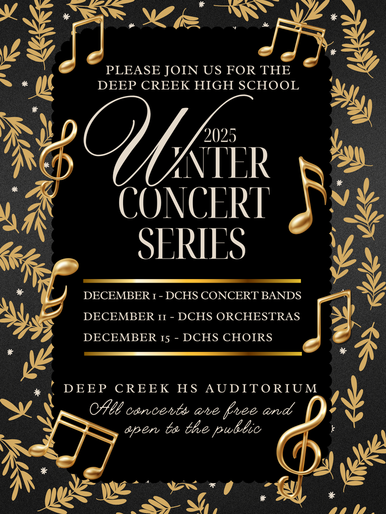 Winter concert series flyer
