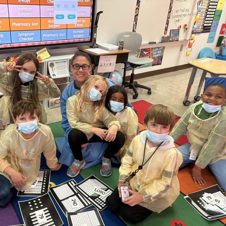 2nd grade eagles place value hospital day
