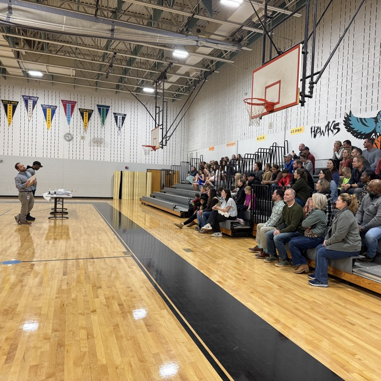 students at sports awards