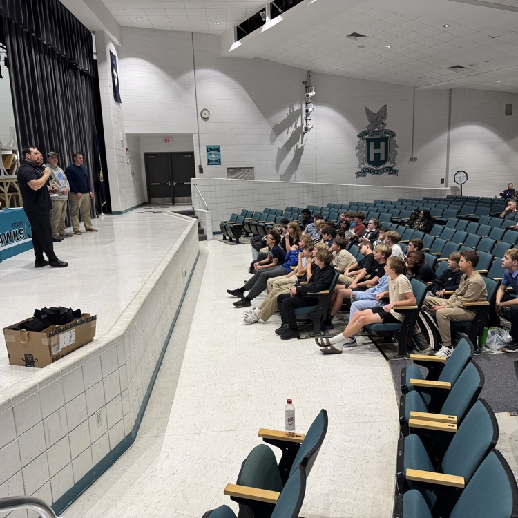 students at sports awards