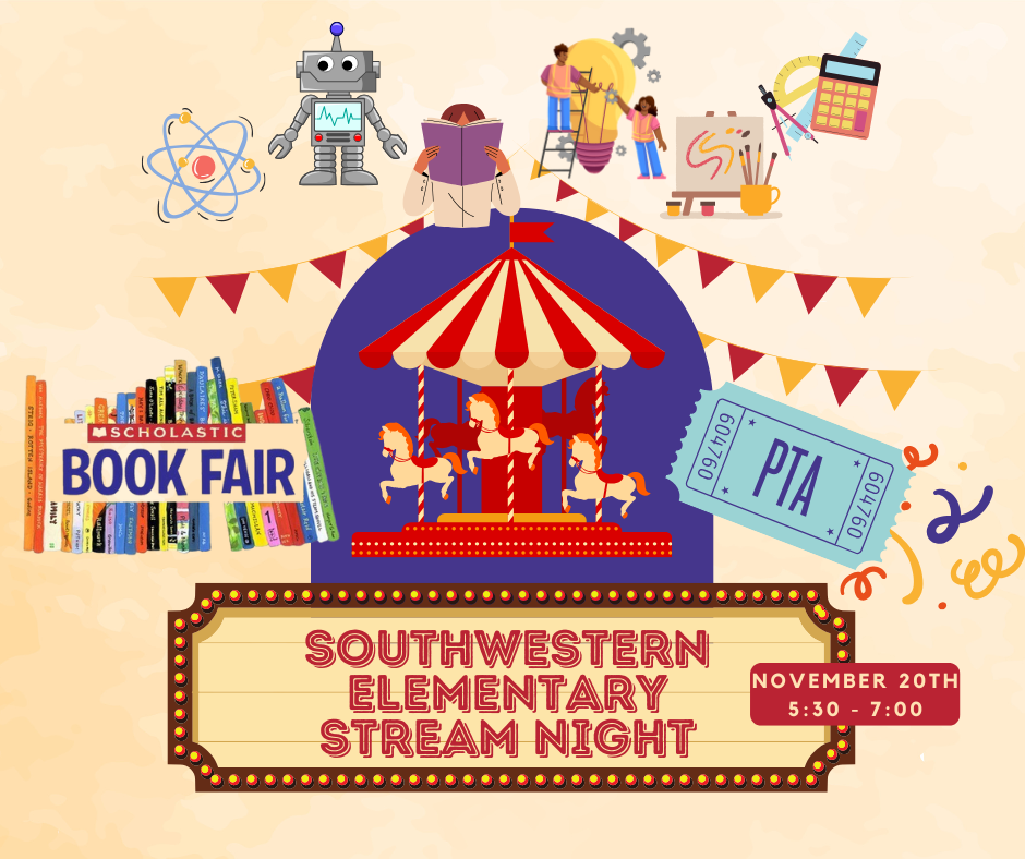 southwestern elementary stream night November 20th 5:30 - 7:00