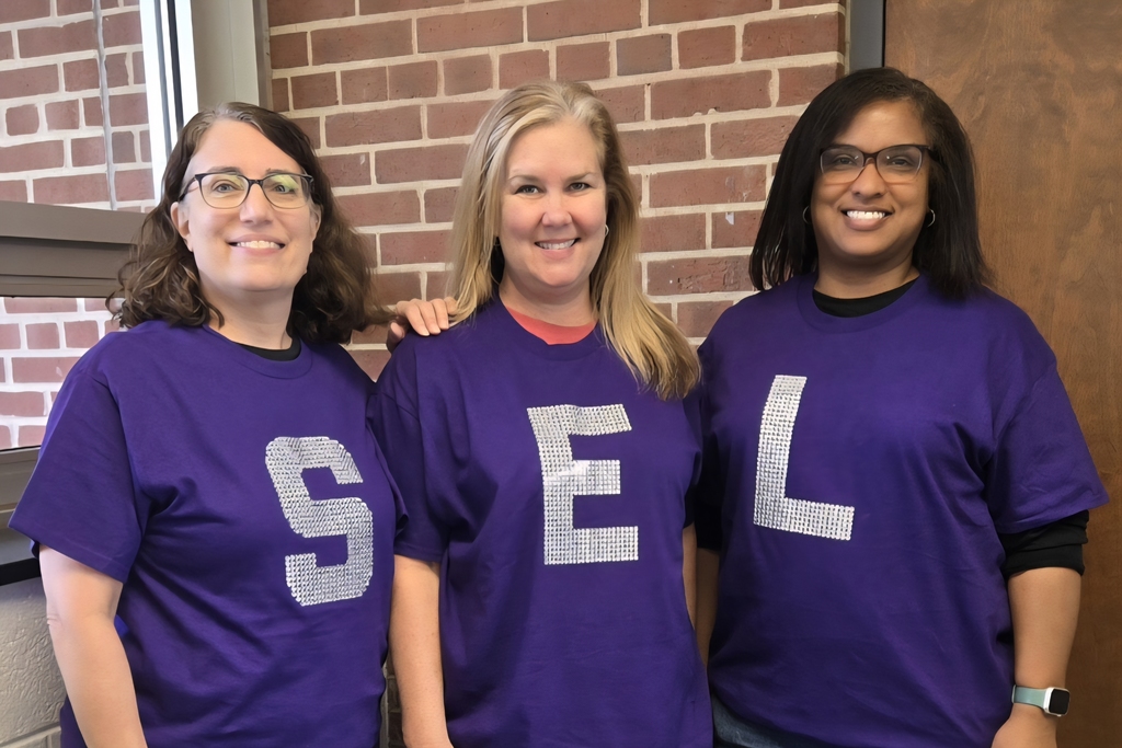 Schools Counselors in SEL shirts