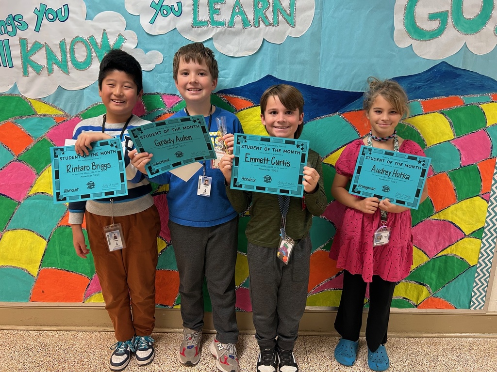 4th students of the month