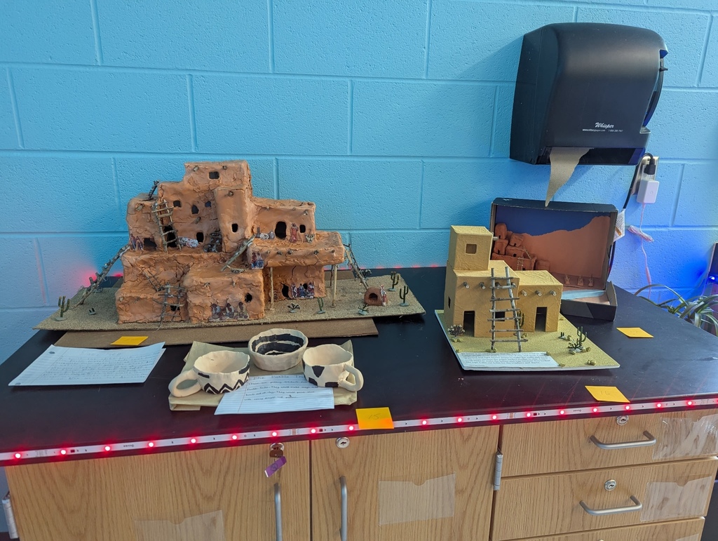 Student rendition of an indigenous dwelling