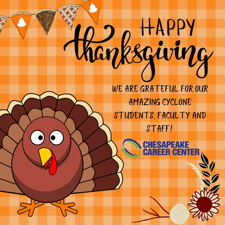 Happy Thanksgiving. we are grateful for our amazing students, faculty and staff.