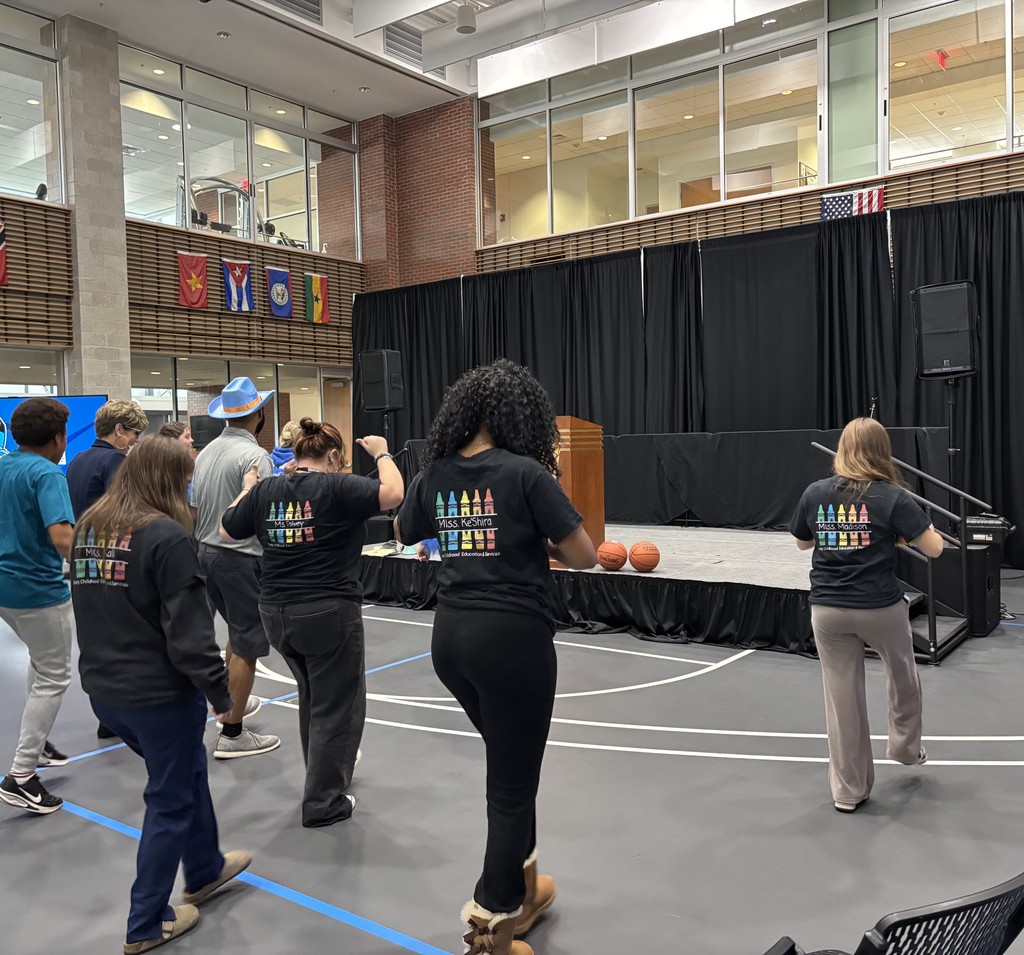 Early Childhood Education students at the TCC Pep Rally