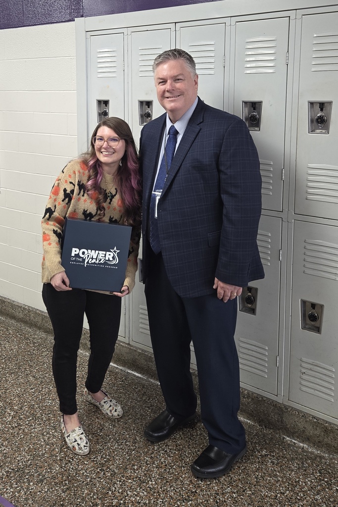 Mrs. Green with Dr. Cotton with her power of the Peake award