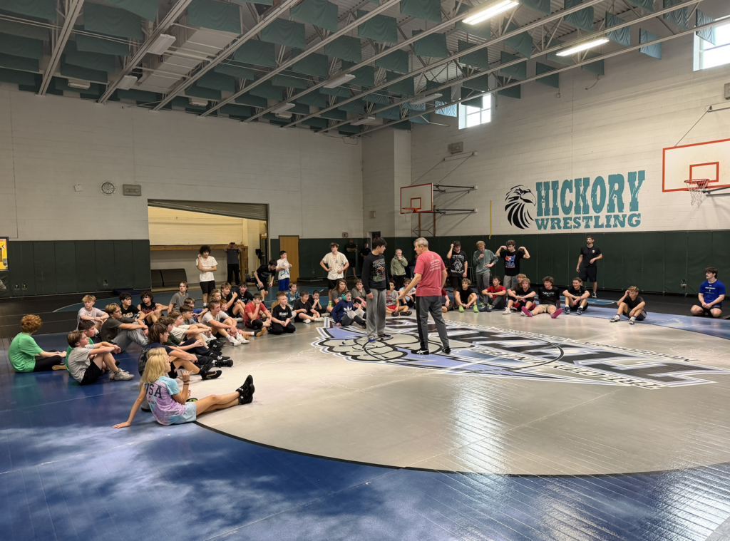 wrestling teams from high school and the middle school