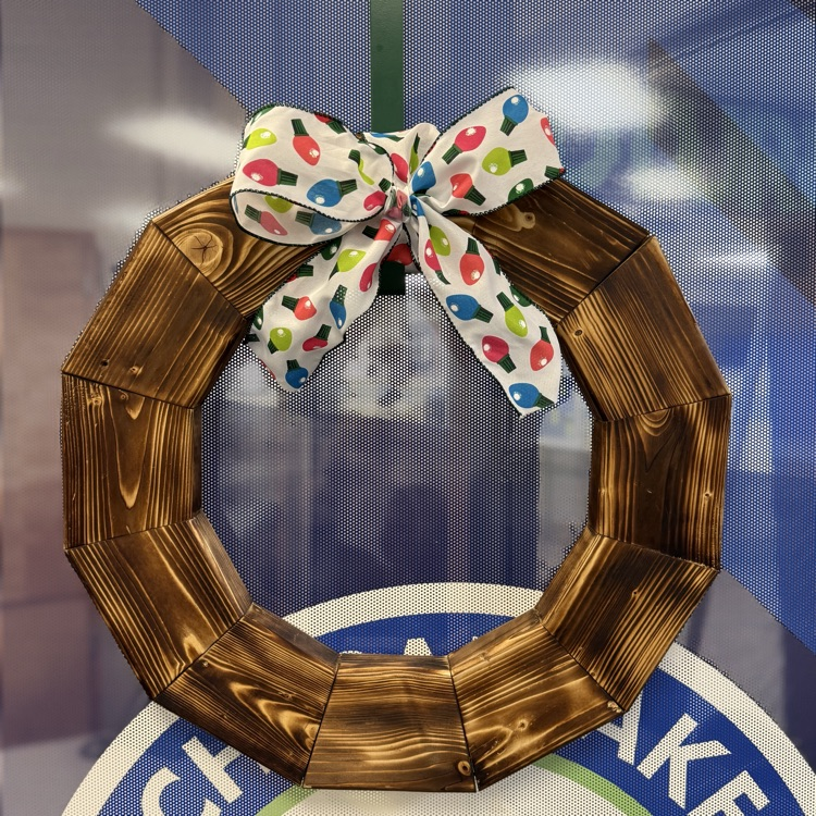 wooden wreath
