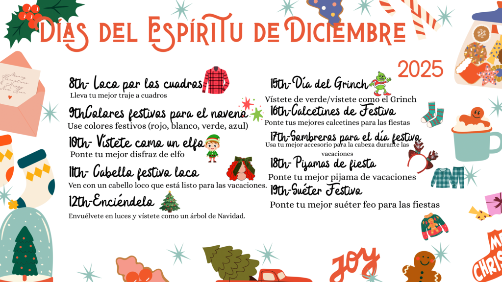 Spanish Spirit Days description