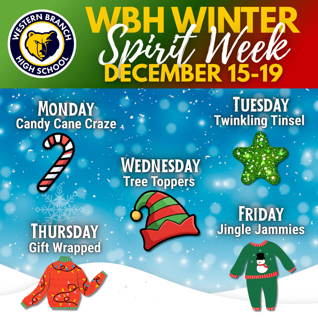 Winter Spirit Week Ad