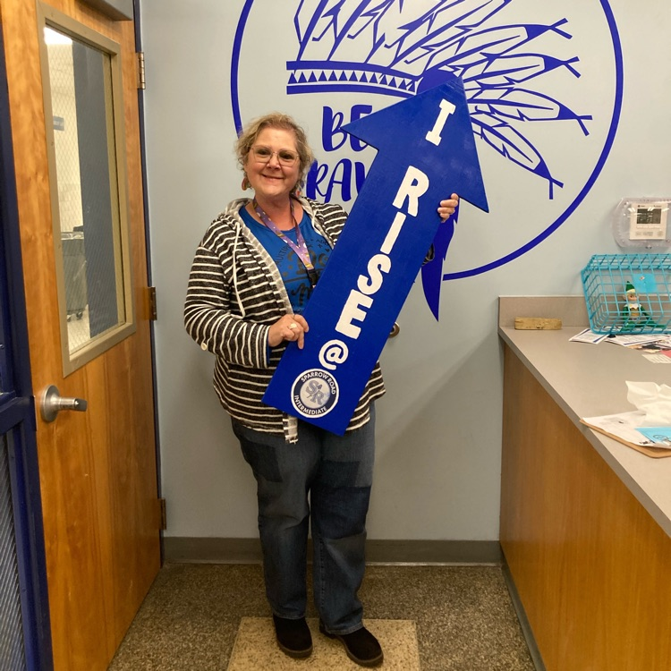 Ms. Gallop with RISE arrow