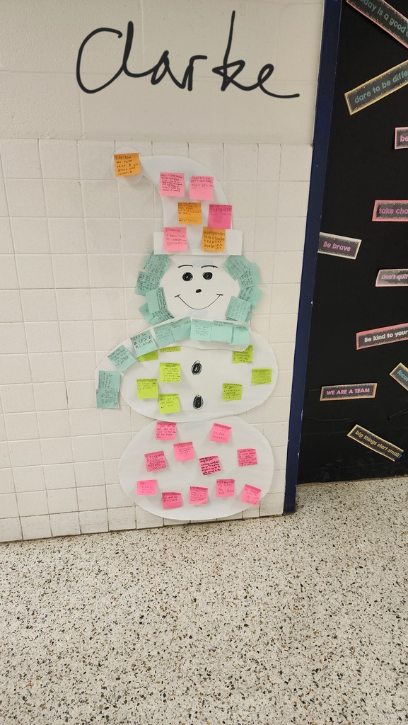Clarke's Class Snowman