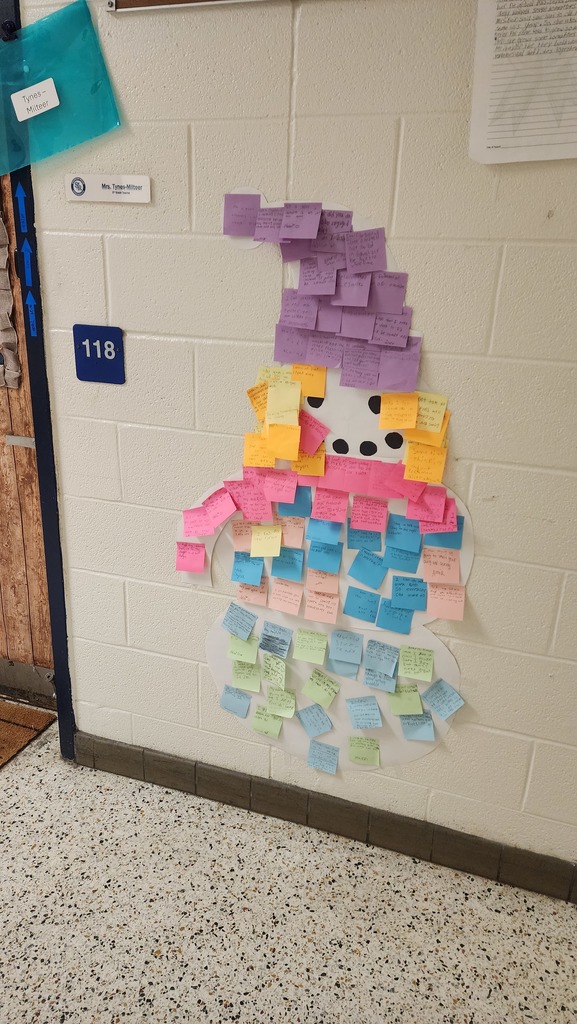 Tynes' & Adams Class  Snowman in the halls