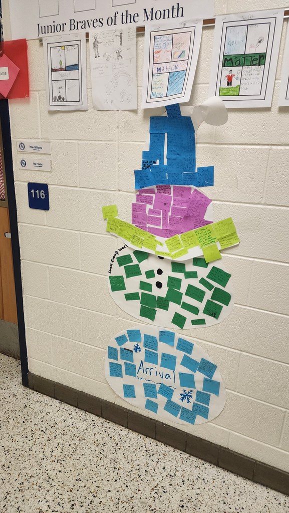 Williams Class  Snowman in the halls