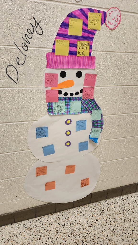Delaney's Class  Snowman in the halls