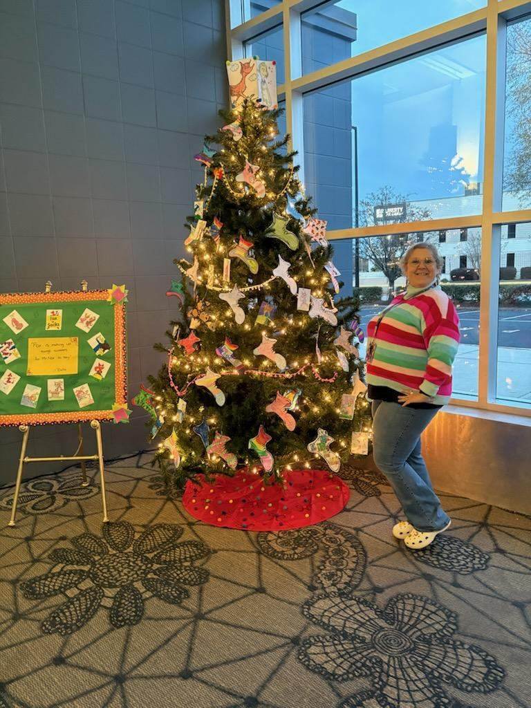 Mrs. Gallop and the "Fox in Sox" tree