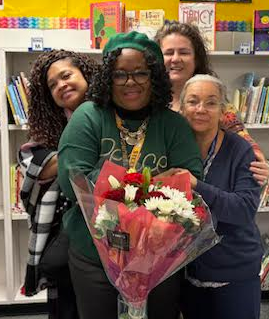 Mrs. Archie with her Kindergarten Team